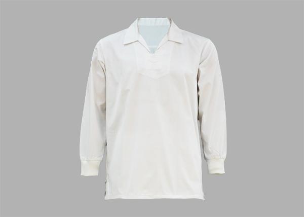 White Food Shirt Long Sleeve Protective Work Clothing Highly Comfortable