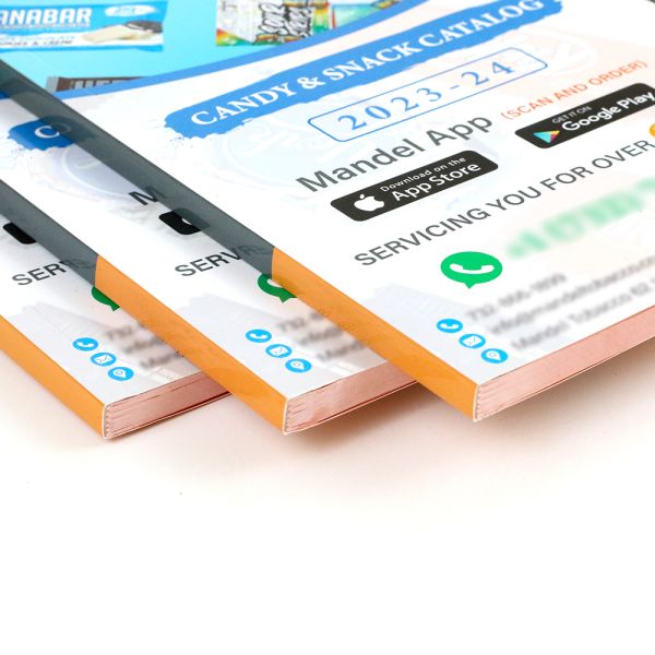 Professional Printing Catalog For Paperback Books Sewing Glued Binding Glossy Cover Eco Friendly Paper
