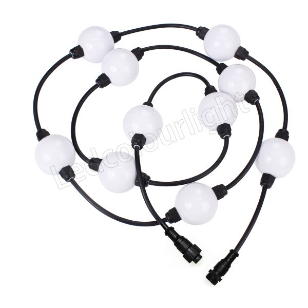 50mm DMX512 WS2811 3D Pixel Ball Light String for Christmas Holiday Lighting