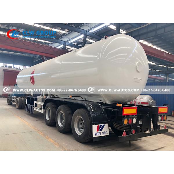 Горизонтальный цилиндрический трейлер 49600liter бензобака 250 PSI LPG промышленный