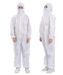 Medical Disposable Protective Coverall Waterproof Workwear Clothing White