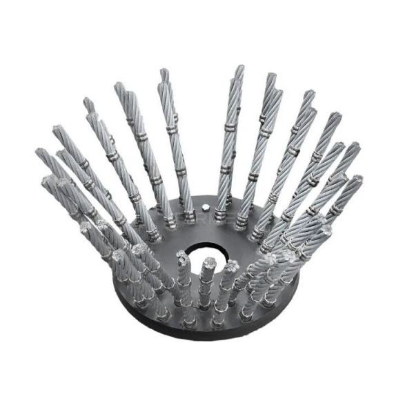 Trimmer Metal Weeds 200mm Length Twisted Steel Wire Rope Disc Brush