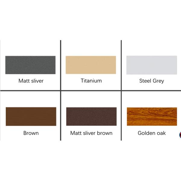 KLUK Aluminum Sliding Windows, Triple Track Patio Windows