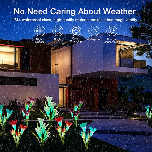 Свет 3500K 50lm RoHS украшения цветка лилии цвета изменяя одобрил