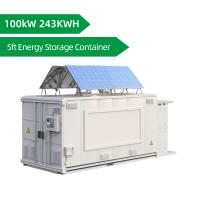 Container de armazenamento de energia de 5 pés YouNatural 100KW Bateria de íons de lítio Sistema de armazenamento de energia