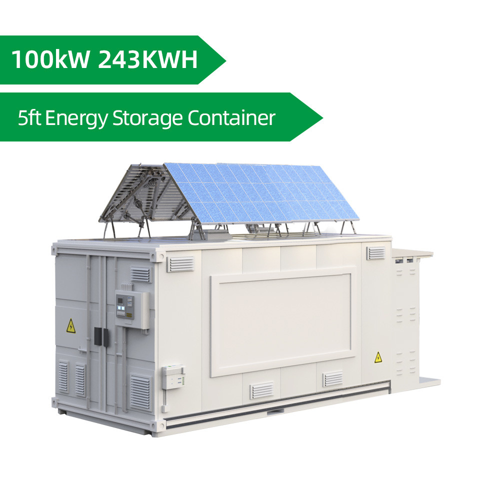YouNatural 5ft Energy Storage Container 100KW Литий-ионная батарея Система хранения энергии