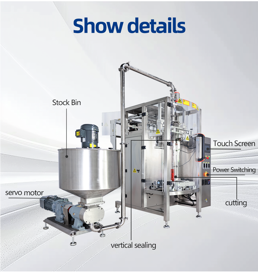 Machines d'emballage multifonctions pour sauces aux fruits, machine de conditionnement sous vide