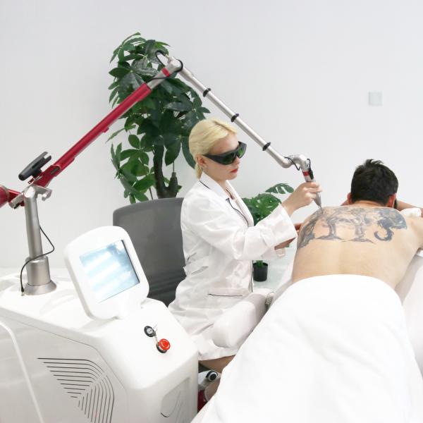 1064nm Q Switched Nd Yag Laser Picosecond Tattoo Removal Machine Stationary Style