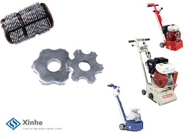 Floor Scarifiers & Planers Parts , Concrete Milling Cutters , Tungsten Carbide Tipped Cutters Flails