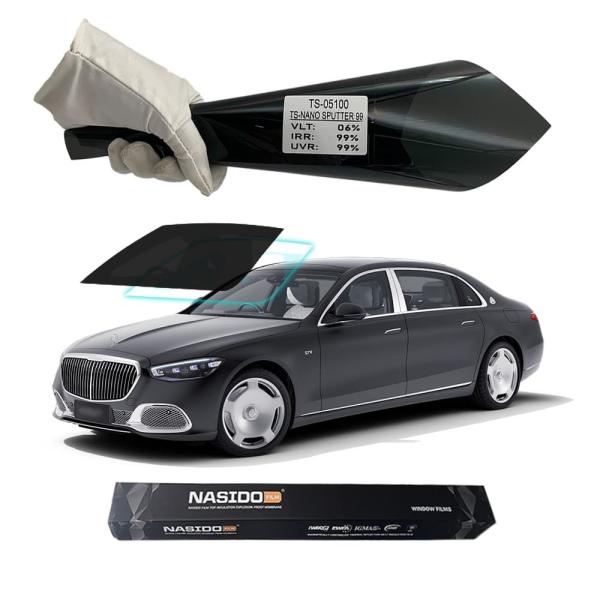 PELÍCULA NANO CERÁMICA TS-05100 PARA PROTECCIÓN DE PRIVACIDAD EN VENTANAS DE AUTOMÓVILES
