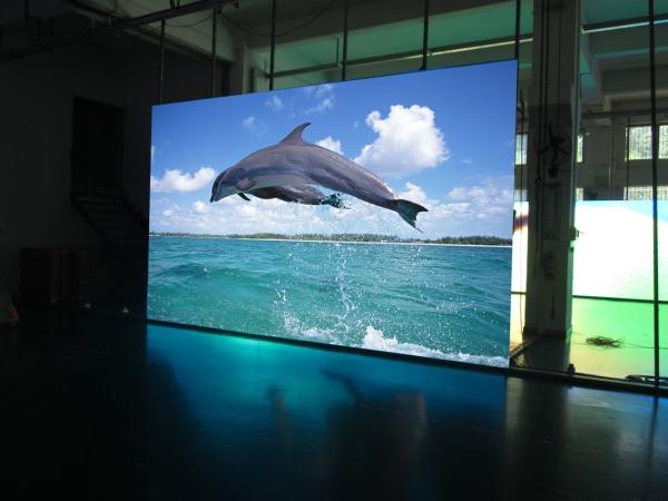 Indoor full color 500x500mm die casting aluminum P4.81 SMD led video wall display screen rental