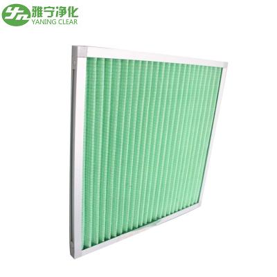 Anti - Static Primary Pocket Air Filter With Metal Mesh Covered 520*520*21mm