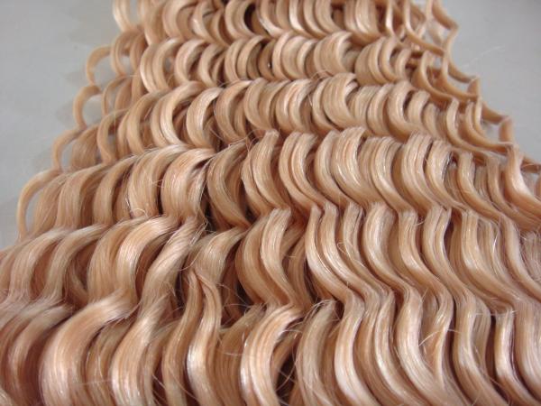 Mèche de cheveux humains résistante à la chaleur 16 extensions de cheveux réutilisables
