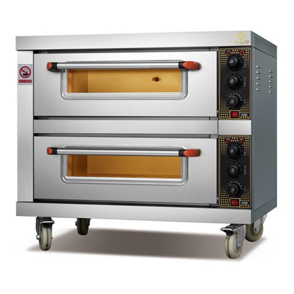 Equipamento de cozimento comercial 110v 3 decks 6 bandejas ao ar livre propano 500 graus forno elétrico a gás