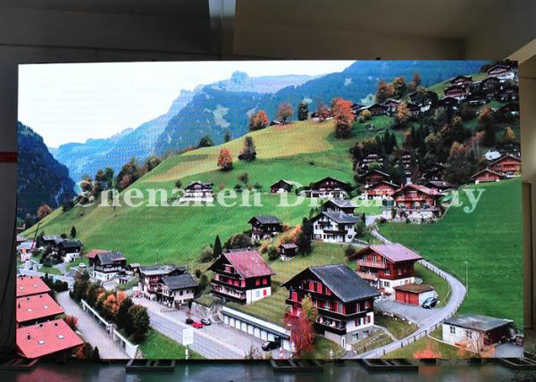 2.976 mm Indoor LED Stage Screen Display Rental for advertising / flexible led screen wall