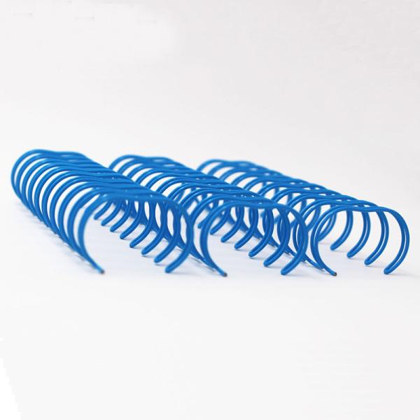Electroplating Finished Metal Double Loop Binding 3/8 Inch Size For Paper