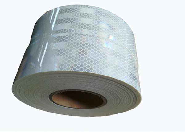 Trailer Fluorescent Safety Tape For Stairs Vehicles Warning White Yellow Colored