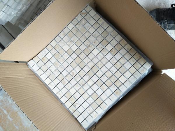 Espessura mosic da telha 10mm do hexágono de mármore branco para o banheiro/cozinha