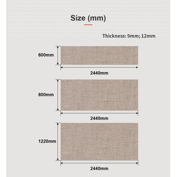 12 мм толстые декоративные ПЭТ акустические панели для детских садов снижают шум