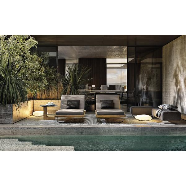 o vadio da cama de Sun da mobília do hotel de luxo da piscina ajustou a mobília alta da piscina do jardim do espaldar