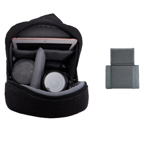 Croix d'épaule de photographie de sac de caméra de toile de Slr - sac mortuaire avec la couverture imperméable