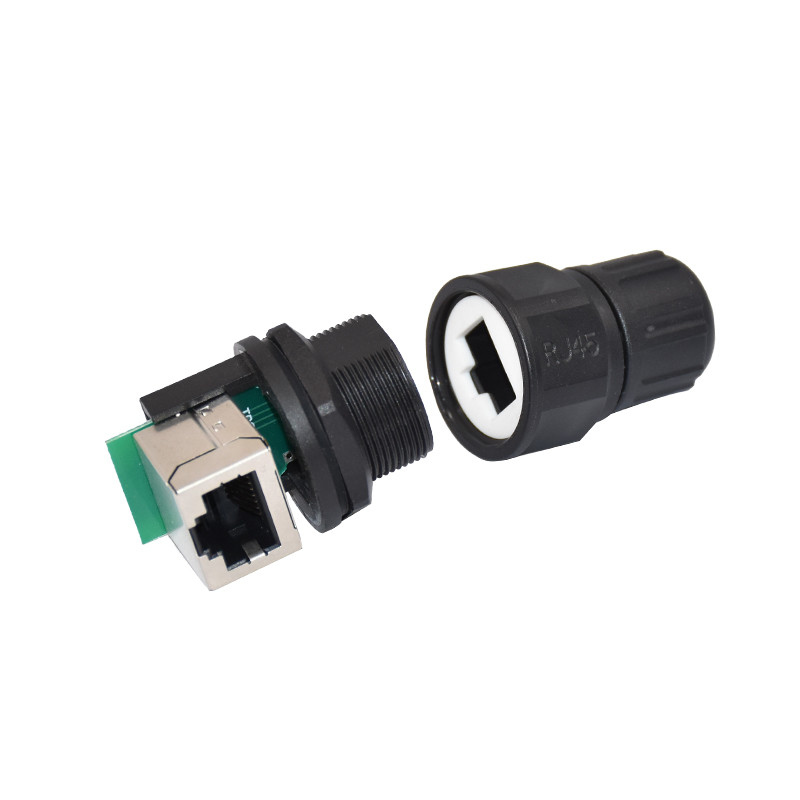 Соединитель держателя Rj45 панели соединителя Splitter локальных сетей DC водоустойчивый