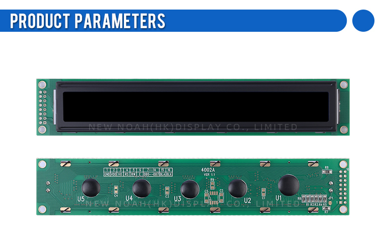 European BTN Black Film 4002A LCM Module COB Monochrome Screen