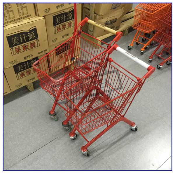 Металлический супермаркет Торговая тележка Красочные дети ездят с игрушкой