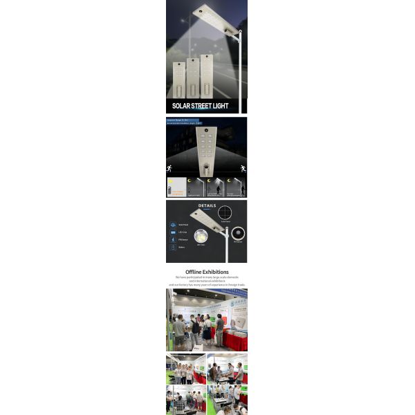 Long-Lasting LED Solar Street Light – 50,000+ Hours of Maintenance-Free Use