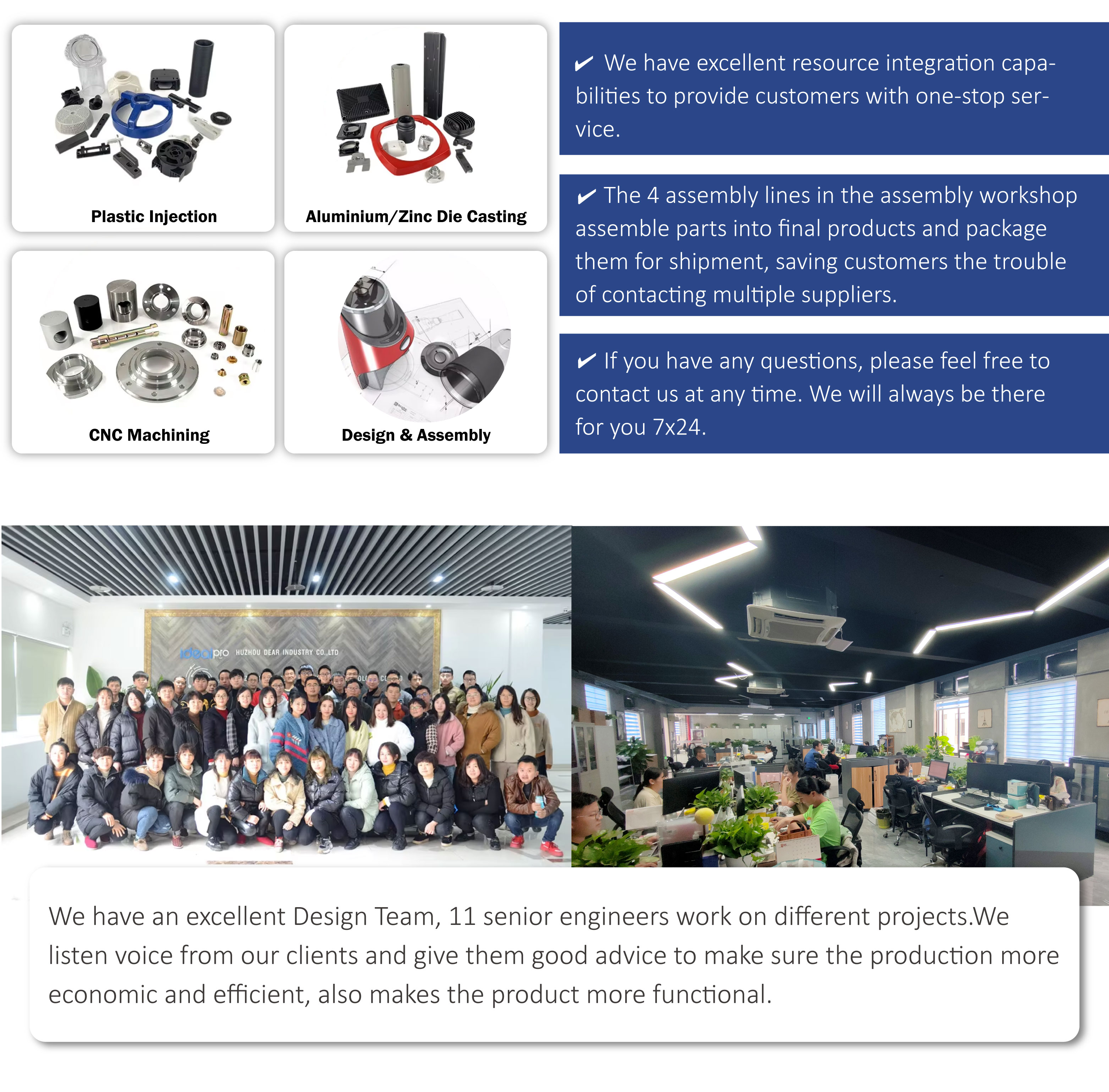 High Precision 3D Printing & Rapid Prototyping Service with ±0.01 mm Tolerance and 1–7 Days Lead Time