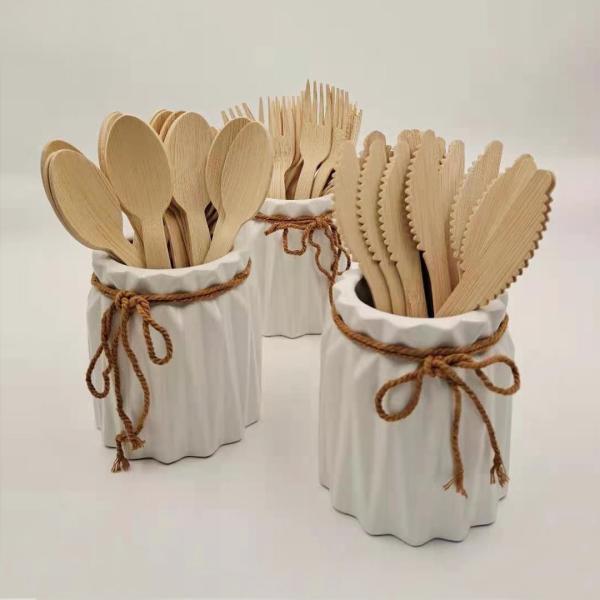 100% столовых приборов бамбуковых утварей устранимых устанавливает Biodegradable сверхмощное