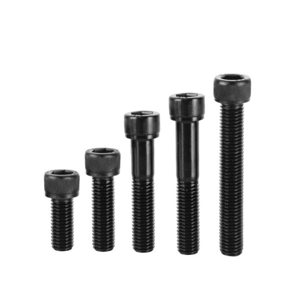 Высокая практичность M6 x 70 мм Hex Head Button Black Zinc Finish Allen Key Screw для сталелитейной промышленности Din 912