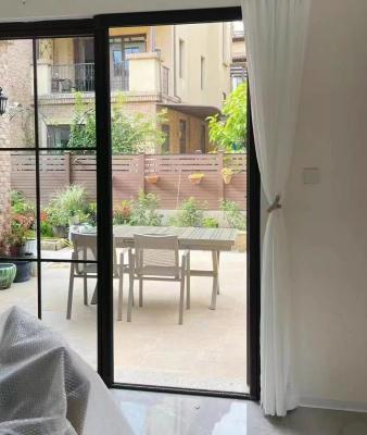 Fly Screen Doors Retractable Fly Screen Aluminum Alloy Sliding Doors Screen 360*280CM