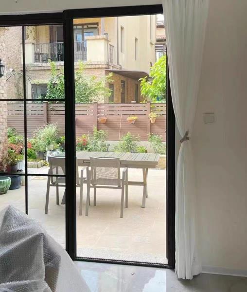Fly Screen Doors Retractable Fly Screen Aluminum Alloy Sliding Doors Screen 360*280CM