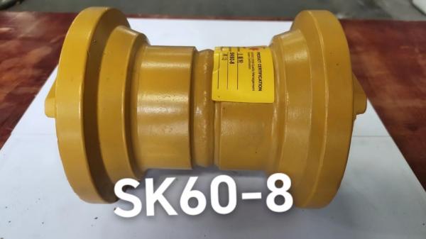 Excavator Track Rollers SK60-8 Standard Dimension Double Flange