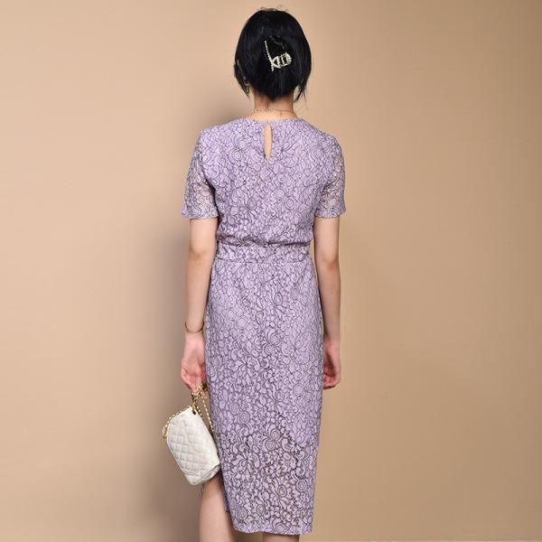 Concept Club 65% Nylon 35% Cotton Office Ladies Knitted Short Sleeve Dress