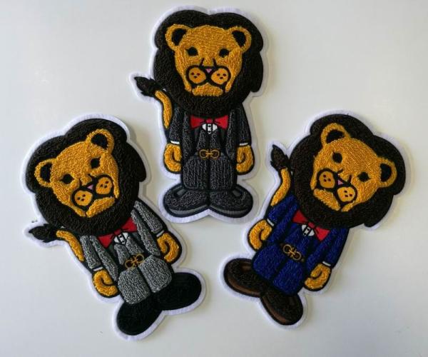 Carton Animal PMS Chenille Letters And Patches For Clothes