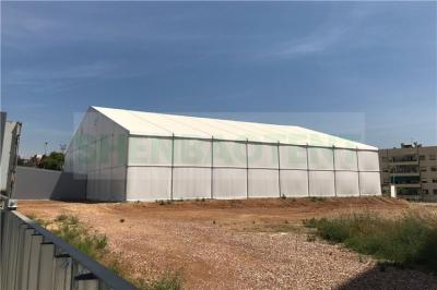 Wall Heights 3-6 Meter Outdoor Warehouse Tents , Temporary Storage Tent Frame Constructions