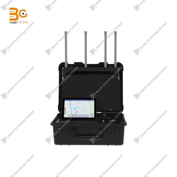 IP65 Waterproof Portable Briefcase Long Distance Dji UAV FPV Detector