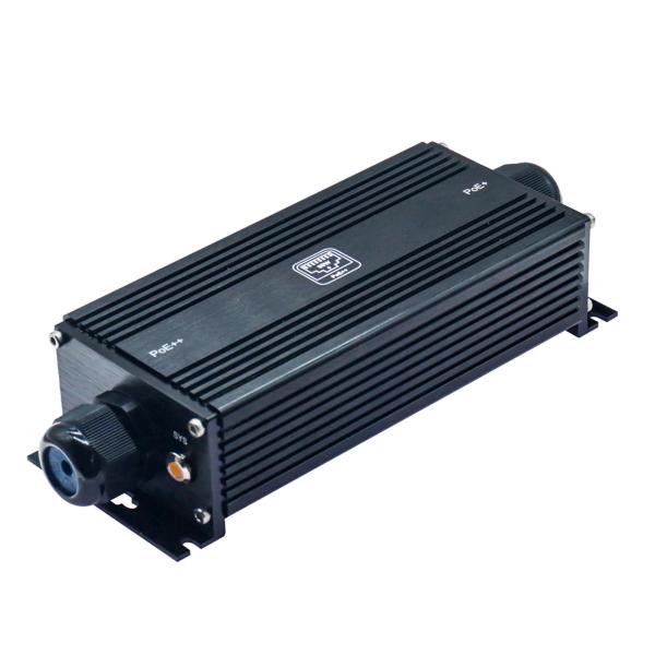 Extenseur industriel Gigabit PoE imperméable à l'eau IP67 (1 x entrée 1 x sortie