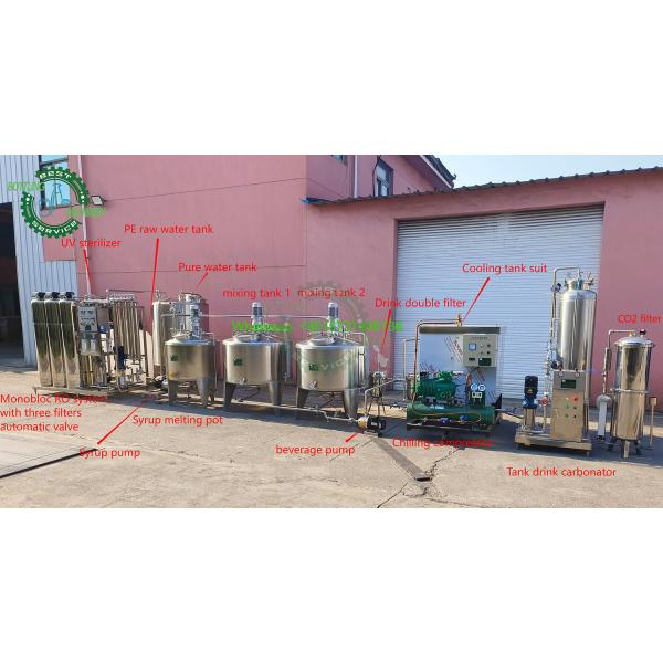 Stainless Steel Linear 550ml 1L PET Plastic Bottle Sparkling Wine Bubble Water Balance Pressure Carbonated Bottling Machine