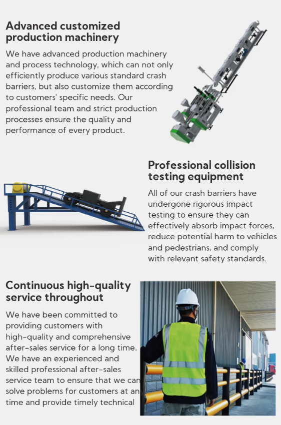Rack End Protector Flexible Safety Barrier Impact Absorbing Safety Barrier