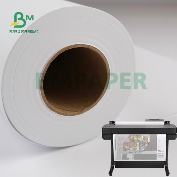 20lb Bond 2 Core Wide Format Inkjet CAD Plotter Paper For Drawing 36 x 300'