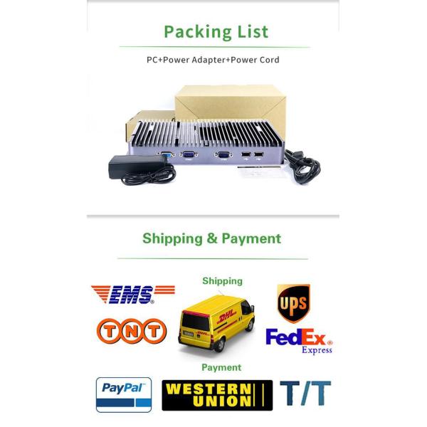 IBOX-3046 Промышленный мини-PC без вентилятора 10110U Процессор DC 9V-36V Широковольтный вход