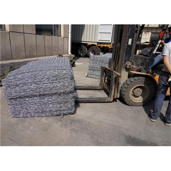 Настройка оцинкованных габионных клеток с ПВХ покрытой поверхностью