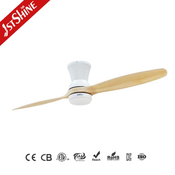 School Living Room LED Ceiling Fan 52 inch Support Dimmer Yes 3 Colors Natural Blades