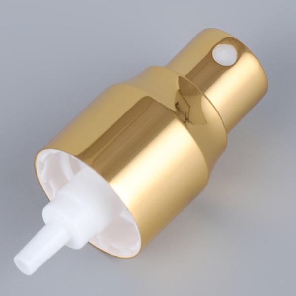 Small Gold Aluminum Cap 20/410 Fine Mist Sprayer With Tube