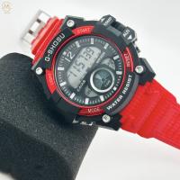 Logo personnalisé Digital Black Quartz Montres à poignet avec boucle de fermeture 10 mm épaisseur du boîtier