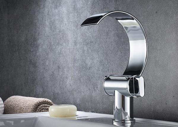 Dual Rotation Handle Bathroom Basin Faucets Highly Durable ROVATE Deck Mounted