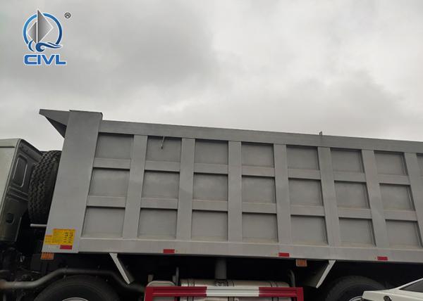 336/371HP Sinotruck Howo White/Red Colour Heavy Duty Dump Truck Tipper Truck Forconstruction site
